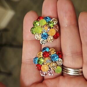 Colorful Crystal Earrings